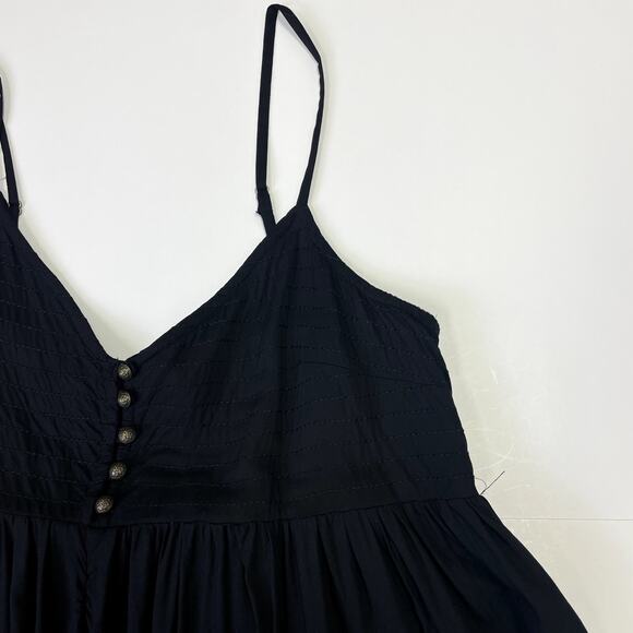 Anthropologie Vega Lounge Jumpsuit size S Black Harem Wide Leg - Picture 4 of 13